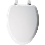 Church 1400TTC 000 Elongated Wood Toilet Seat with Cover, White by ChrisTaFer 669568240 [並行輸入品]