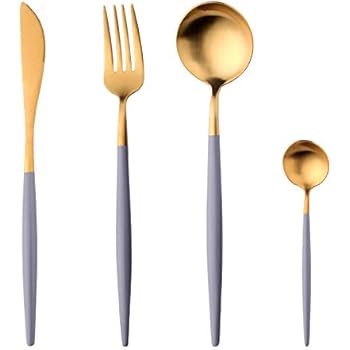 Amazon Co Jp Buyer Star ステンレス カトラリーセット グレー