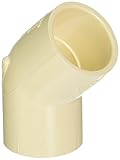 King Brothers Inc。rcw-1000-s 1-inch Solvent PXL CPVC 45エルボ、タン