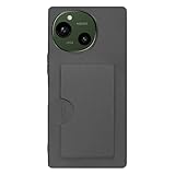 LOOF SKIN SLIM-SLOT AQUOS R9 / R10 ケース カバー カードポケット カード収納 カード 背面 スマホケース スマホカバー 背面カード収納 [グレー]