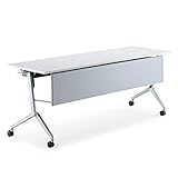 コクヨ  配送・組立・設置込    ミーティングテーブル リーフライン KT-PS1201PAWNN パネル付き棚付き 奥行60CM ホワイト