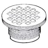 Jones Stephens Corporation D40140 No Caulk 2-Inch Shower Stall Drain Stainless Steel Strainer with B