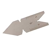 F Fityle 溶検査接ゲージ　60度　スクリュー ウェルドゲージ　ステンレス製　