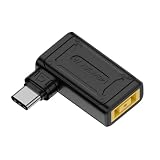 NFHK 140W 100W DC ジャック 4.5x3.0mm 入力 USB-C Type-C 角度 90度 電源プラグ 充電アダプター ラップトップ携帯電話用