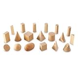 Learning Resources Wood Geometric Solids Set Of 19 おもちゃ [並行輸入品]