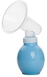 C-Princess 手動さく乳器 シリコーンさく乳器 手動搾乳器 ボトル 乳ポンプ 授乳 母乳育児 赤ちゃん 摂食 安全衛生的に母乳を保存 ブルー