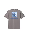 [ザノースフェイス] 半袖 カットソー Tシャツ ショートスリーブバンダナスクエアロゴティー NT32446 スモークドパール S