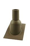 Perma Boot 312-3 BRN New OEM Plumbing Vent Boot for New Construction, 3-Inch Fits 3-Inch PVC Pipes, 