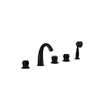 Rozin オイルは青銅をこすり バスタブの蛇口 浴槽 風呂桶用 じゃぐち 混合栓 ハンドシャワー装備