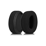 イヤーパッド For Sennheiser HD4.50BTNC/ HD4.40BT/HD4.30G/ HD350/HD458BT/HD400S に対応 交換 用 ヘッドホンパッド 防止音漏れ防止 <1組 > なんしつ 高密度フォームRuiMi（メッシュファブリック/ブラック）