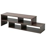 山善(YAMAZEN) テレビ台 ウォルナット 幅100-167cm 幅伸縮タイプ CSLB-1000(WL)