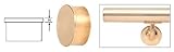 C・R・Laurence hr10fpb CRL真鍮フラットエンドキャップfor 1 " Round Tubing