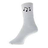 音楽ノートBobbyソックス幼児女の子の US サイズ: M カラー: ホワイト