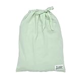 Under the Nile Fitted Crib Sheet With Bag - Sage by Under The Nile [並行輸入品]