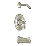 Moen T2113NHBN Kingsley Posi-Temp Tub and Shower Trim Kit without Valve, Brushed Nickel [並行輸入品]