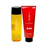 ルベル IAU イオ クレンジング フレッシュメント(シャンプー)200ml&イオ クリーム メルトリペア トリートメント200ml