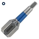 Irwin Tools 1837379 Impact Performance Series Insert Square Drive Bit #1 (2 Pack) [並行輸入品]