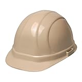 ERB 19959 Omega II Cap Style Hard Hat with Mega Ratchet, Beige by ERB