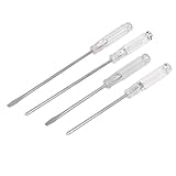 uxcell ドライバー セット4合1 クロムバナジウム鋼制 磁気チップ スロット付き フィリップス ドライバー セット