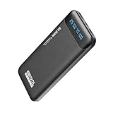 エイヴォル モバイルバッテリー15000mAh 大容量 軽量 小型 2台同時充電 携帯バッテリー スマホ充電器 LCD残量表示 持ち運び便利