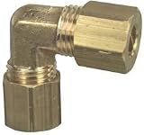 ProPlus gids-272415真鍮圧縮エルボ、1 / 2 " x 3 / 8 " Mip、鉛フリー