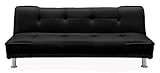 大川家具 関家具 ソファベッド 182cm幅 ブラック 155516