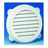 Duraflo 626055-00 22-Inch Round Gable Vent, White [並行輸入品]