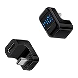 Duttek 140W U字型USB Cアダプター、180度USB Type C オスメスアダプタ、40Gbps USB-C 変換アダプタU字 140W急速充電デジタルディスプレイ対応、40Gbpsデータ転送、リアルタイム検出、8k@60HZ音声映像対応 2個