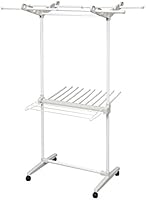 アイリスオーヤマ 物干し 室内物干し 約3人用 幅1185&times;奥行705&times;高さ1630mm W-700KR