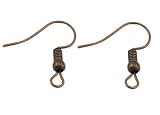 HJ ピアス フィッシュフック フック パーツ 金具 U字 釣り針 部品 ハンドメイド 材料 100個入り(2号色)