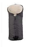Kaiser Stroller Sheepskin Foot Muff Iglu White Sheepskin (Anthracite) by Kaiser