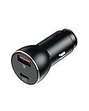 カーチャージャー シガーソケット USB 車載充電器 48W USB-A USB-C 2ポート 高出力 2台同時充電対応 スマホ iPhon