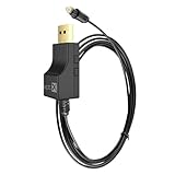 【光デジタル対応】eppfun USB Bluetooth 5.2 APTX-Adaptive トランスミッター テレビ用 低遅延 ブルートゥース 送信機 2台同時接続 安定した接続