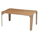 折りたたみ式 テーブル ローテーブル 幅75cm カラー：ナチュラル