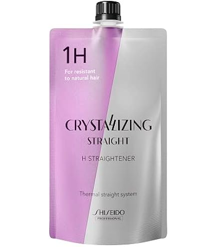 Amazon.co.jp: 資生堂 クリスタライジングストレート α H 1液 ＆ 2液
