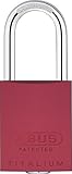 ABUSロック80210 83 AL / 40 ( 300 ) kaレッド南京錠