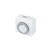WAC Lighting 9000-MTI-WT WAC Landscape Accessories Mechanical Timer For Landscape Lighting Power Sup