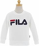 (フィラ)FILA 男の子 80-130cm 裏毛 長袖トレーナー カットソー【87269906-07】 80cm ホワイト