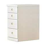 アルファタカバ 押し入れ用すき間収納(奥行55cm) 2.5cm刻み選べる押入れ収納 すきま収納 幅35cm4段(高さ68cm)ホワイト