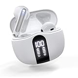 【絶好音質】ワイヤレスイヤホン Bluetoothイヤホン イヤホン Bluetooth5.4 hi-fi音質 AAC ダブルマイクENCノイズキャンセリング CVC8.0ハンズフリー通話 LED表示 ブルートゥース bluetooth 無線 軽量 iPhoneやAndroid対応 ビジネス、ウェブ会議、通勤、通学スポーツ 日本語音声