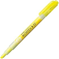 蛍光ペン黄色 Amazon.co.jp: ゼブラ 蛍光ペン 蛍光オプテックス1－EZ 黄 WKS11-Y