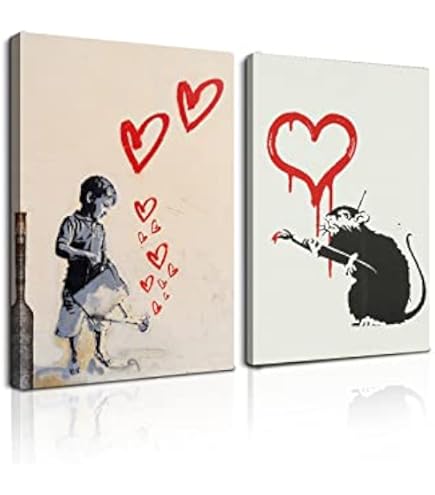 Amazon.co.jp: バンクシー 愛とお金 Love and money 各種サイズ アート