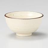山下工芸 (Yamasita craft) 白ﾊﾝﾃﾝ茶碗 389-19-216