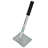 自然 ステンレス パイプ柄 平鍬 450mm