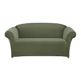 Sure Fit Stretch Honeycomb 1Pc Loveseat, Hunter