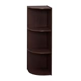 アイリスオーヤマ カラーボックス 3段 幅29×奥行29×高さ87.9cm ブラウンオーク コーナー用 CX-3C