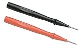 Fluke TP2 2 Piece Slim-Reach Test Probe Set with Stainless Steel Tip, 1000V Voltage, 10A Current, 2m