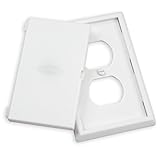 LectraLock - Baby Safety Electrical Outlet Cover - Duplex Style (single screw type) - Flat Cover [並行