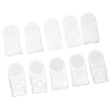 Prettyia 5個セット　ベビー　赤ちゃん　引き出し　キャビネット　コーナー　安全ロック　ストッパー　いたずら防止　2色選べ - ホワイト