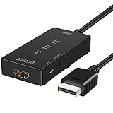 PS1/PS2専用 HDTV HDMI変換アダプターケーブル PS1/2/3 ディスプレイモードをサポート720P/1080P HDTV PC フル HD ケーブルアダプターに適しています-ブラック（USB-Microケーブル付属）